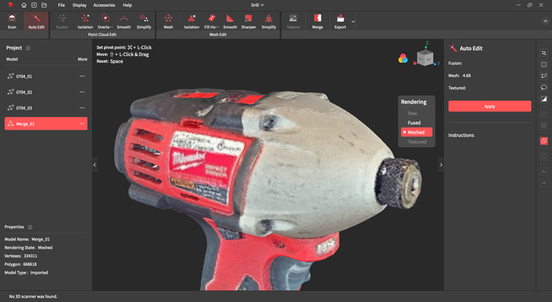 Scanned Drill Texture