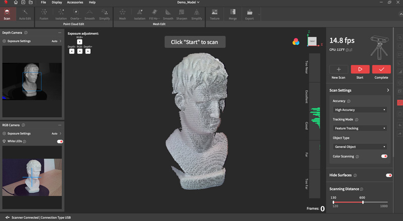 Scanning Preview in Revo Scan 5
