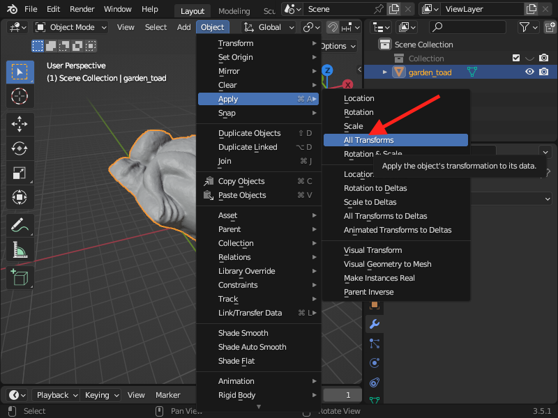 4. Apply Rotation