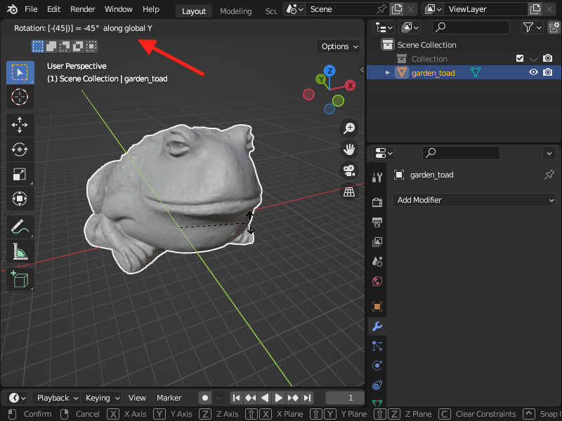 Step 5. Rotate Model Again