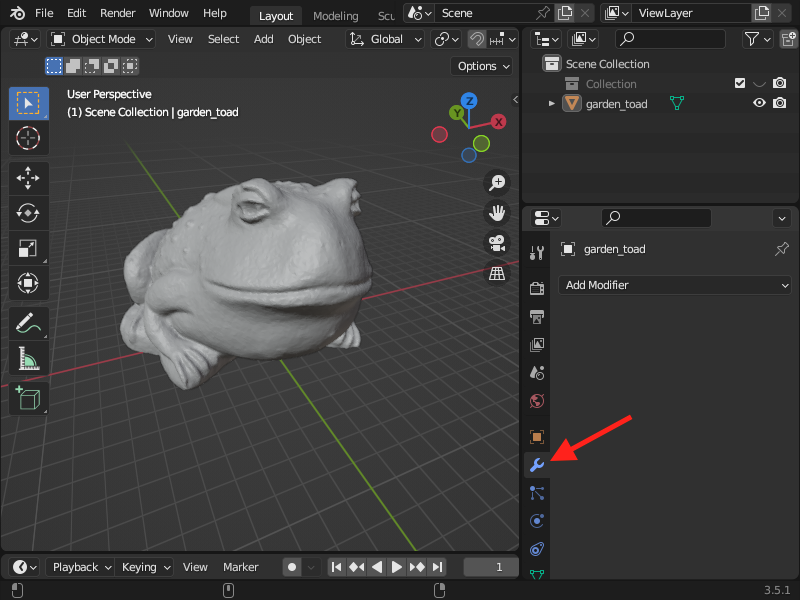 Step 6. Modifier Properties