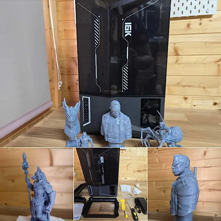 Elegoo Saturn 4 Ultra 16K and Test Prints