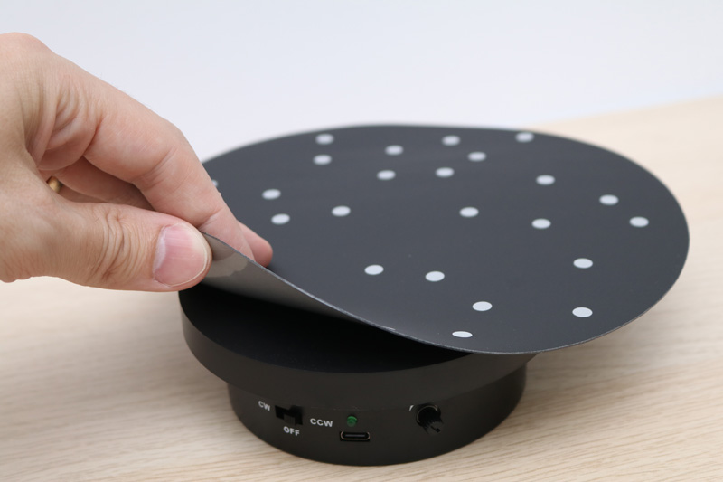 The turntable extension mat