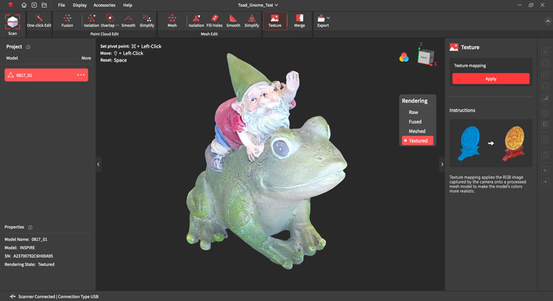 Toad Model Textured