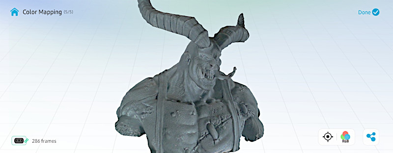 Butcher Bust 3D Scan