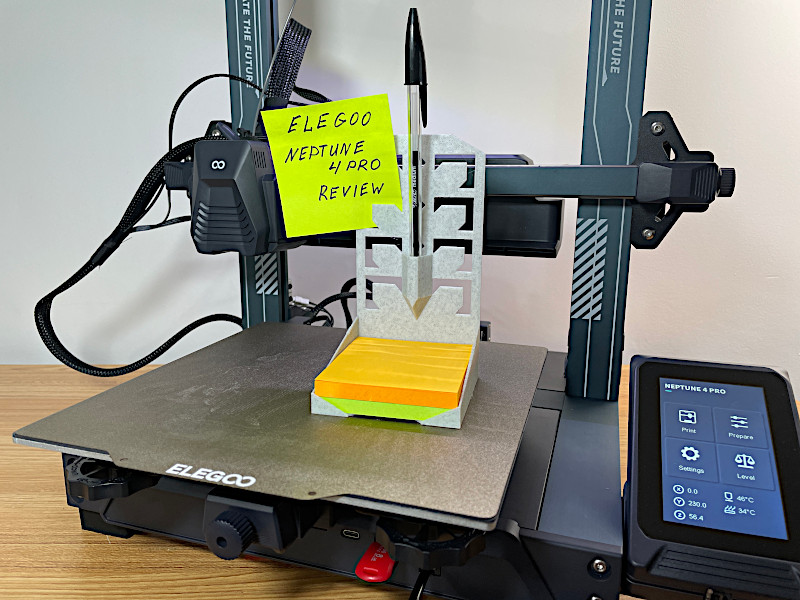 Post It Note Holder on Neptune 4 Pro
