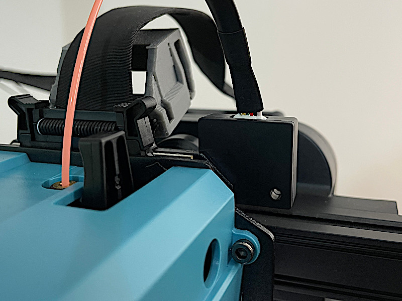 Accelerometer Attached to SV07 Extruder