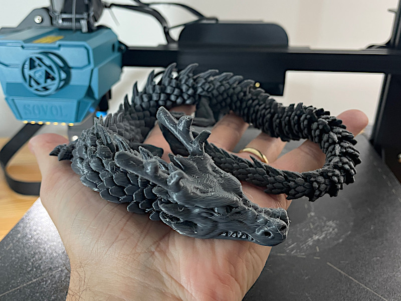 Articulated Dragon Printed on SV07 Plus