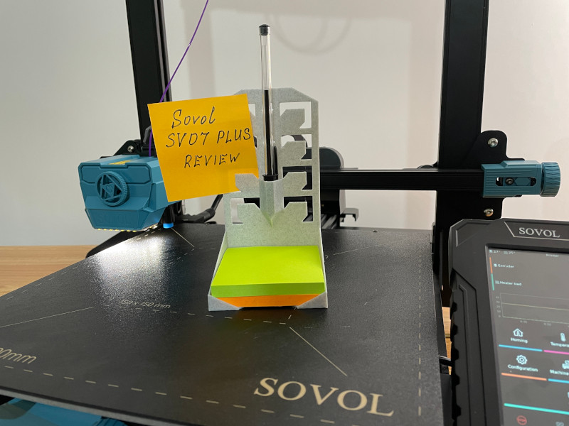 Post it Note Holder on Sovol SV07 Plus