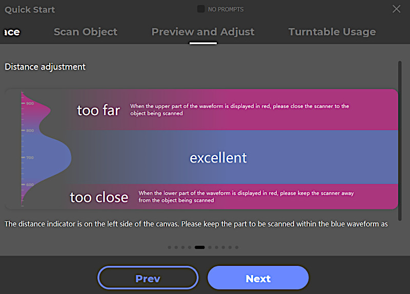Guide - Distance Adjustment 