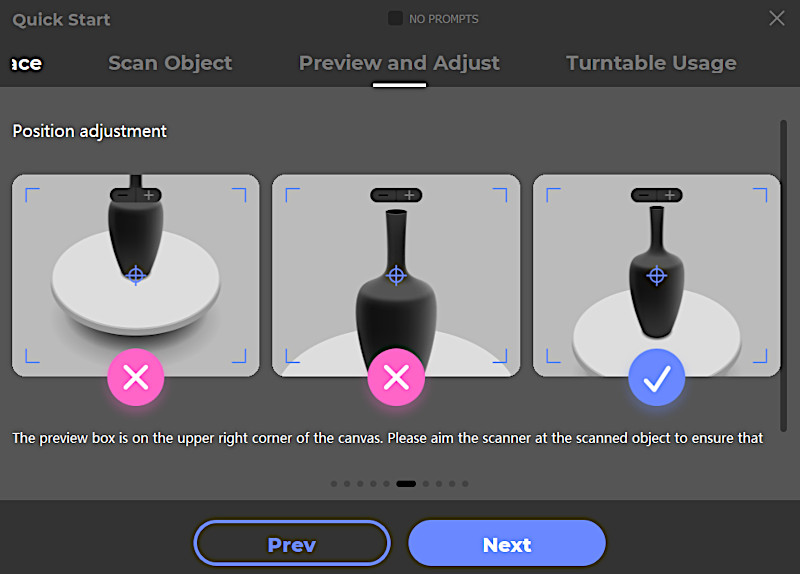 Guide - Position Adjustment