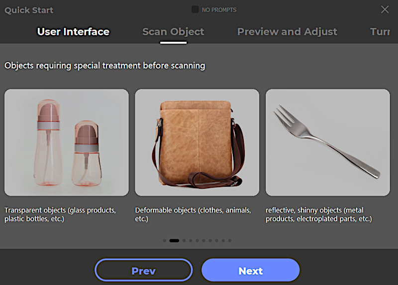 Quick Start Guide Choosing Object