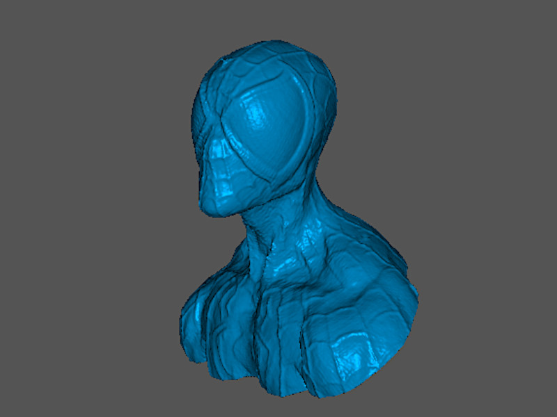 Spiderman Statue Scan