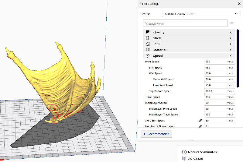 Dragon Wing Model Preview