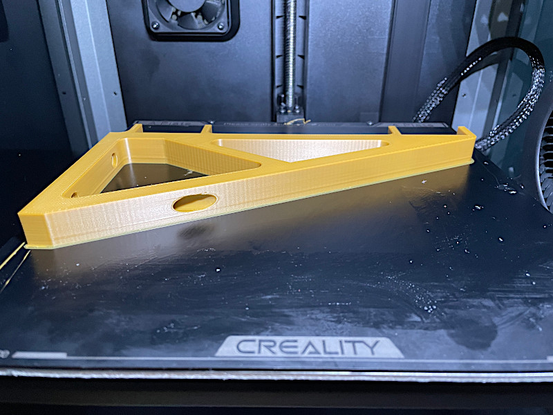 3D Printed in ABS Filament Shelf Bracket