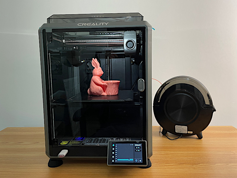 Creality K1 and SUNLU Filament Dryer S2
