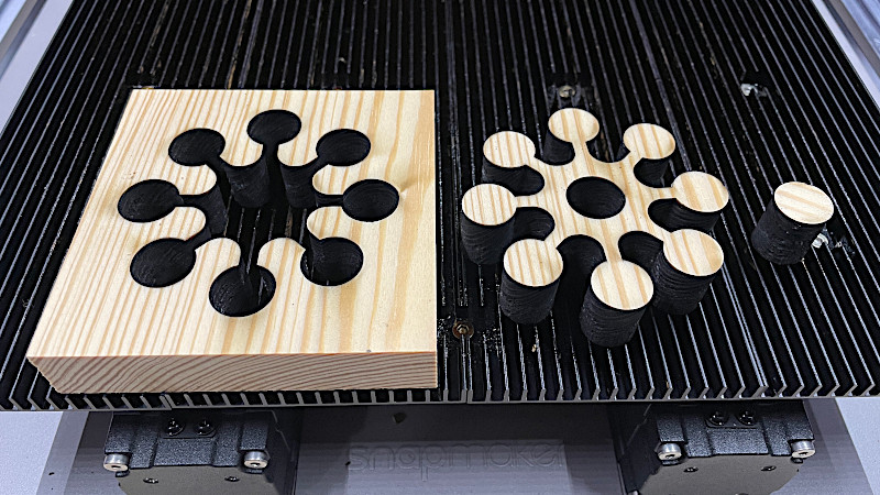 Laser Cut 20mm Thick Wood