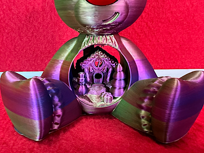 Rudolf 3D Print - Close Look
