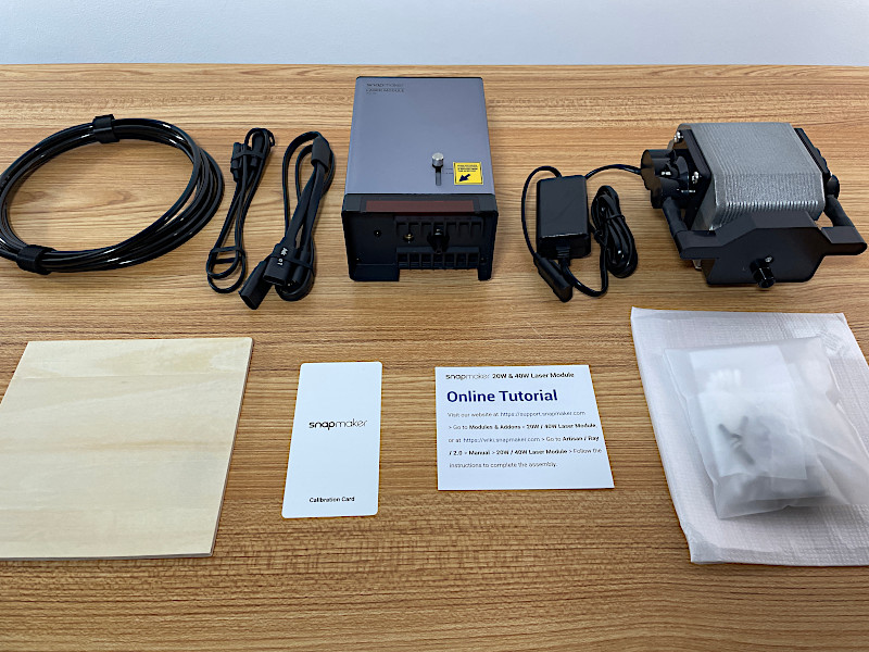Snapmaker 40W Laser Module and Accessories