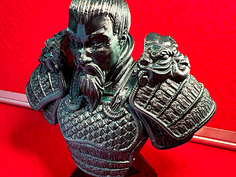 Test Print Bust - Close Look