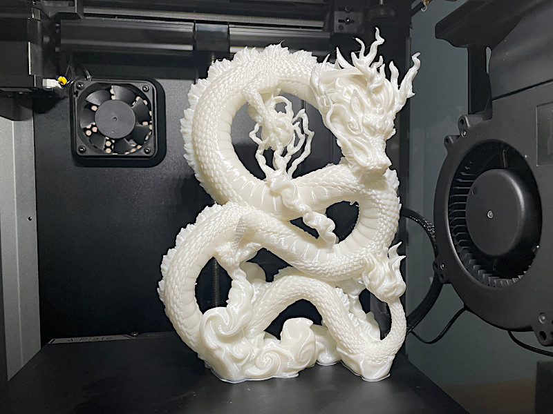 Test Print Dragon in Creality K1