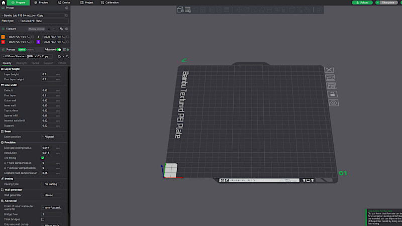 Bambu Slicer Software Preview
