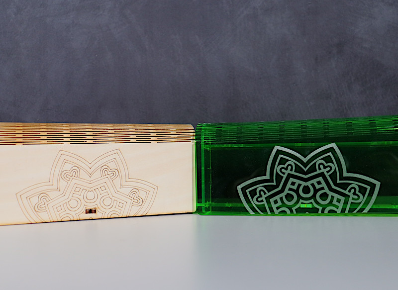 Basswood and Acrylic Jewelry Boxes