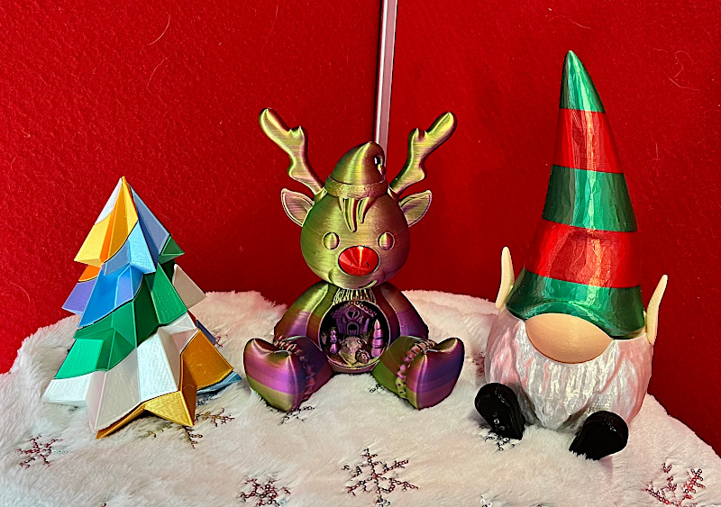 Christmas Tree Puzzle, Rudolph and Elf