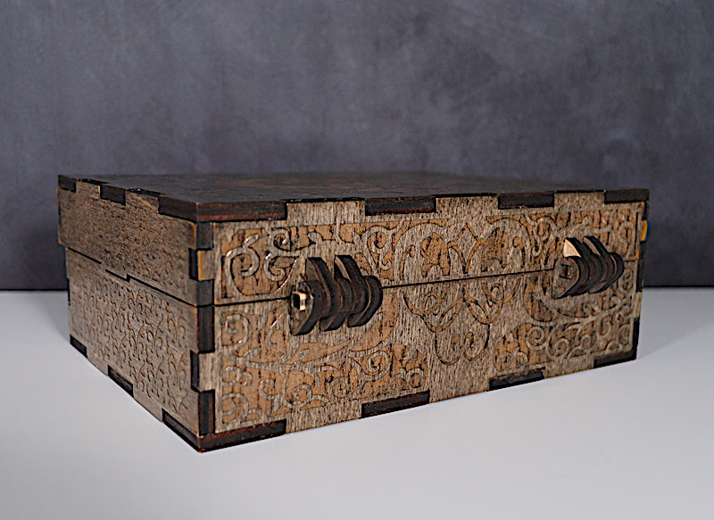 Laser Cut and Engraved Chest