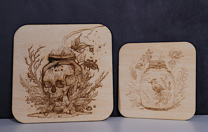 Laser Engraved Coasters