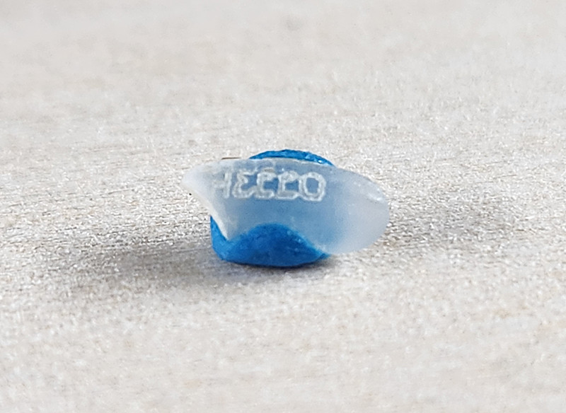 Laser Engraving on Grain of Rice