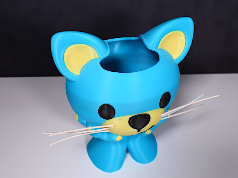 Multicolor Cat Shaped Holder