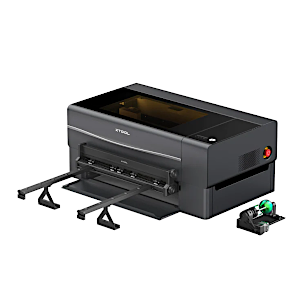 xTool P2 with Conveyor System, Riser and Rotary Attachment