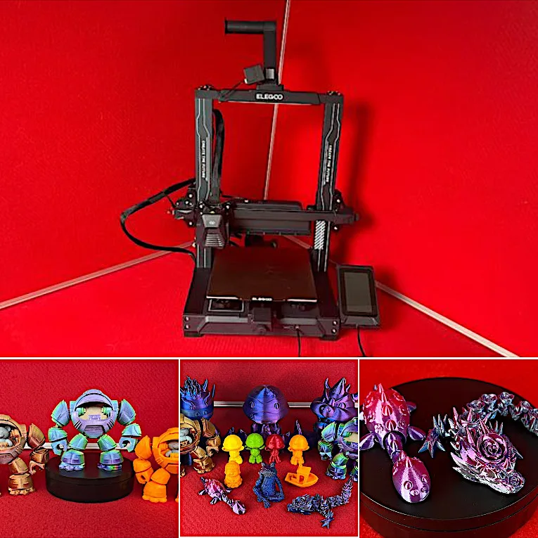 Elegoo Neptune 4 and 3D Prints