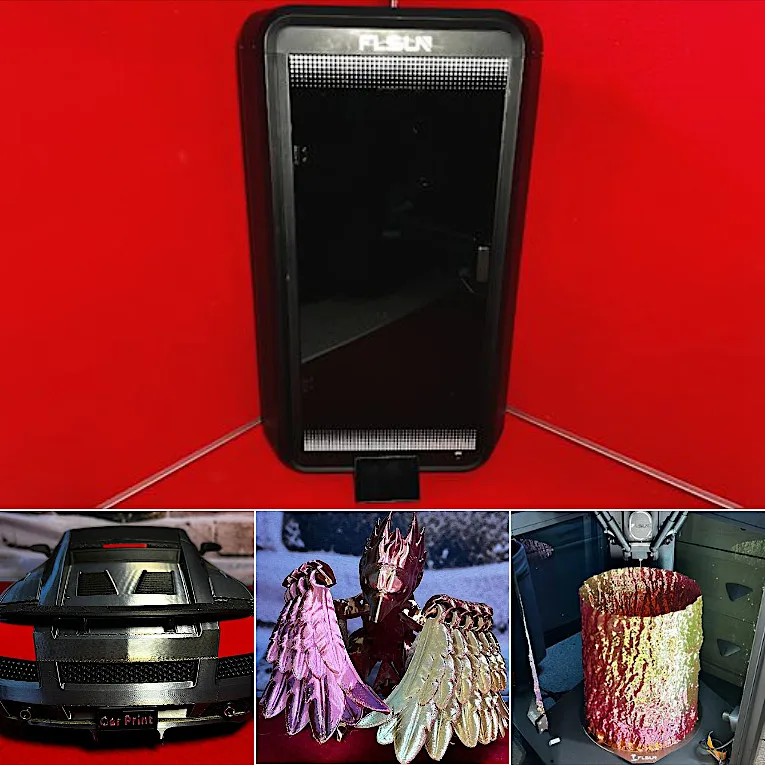 FLSUN T1 Delta 3D Printer and Test Prints
