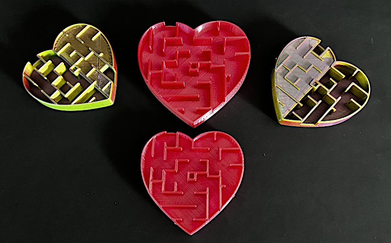 Heart Maze Game