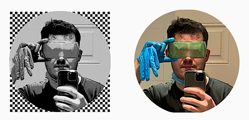 Preview and Original Image in HueForge
