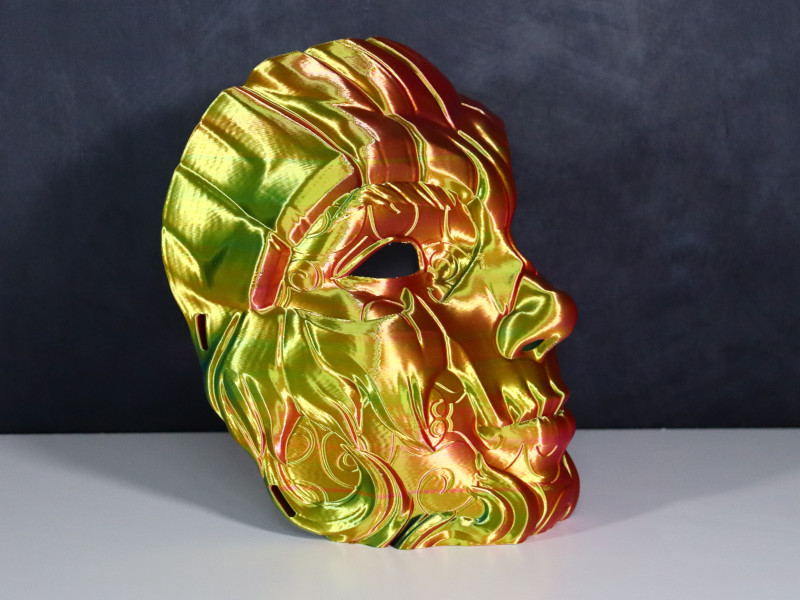 Pumpkin Girl Mask Right Side
