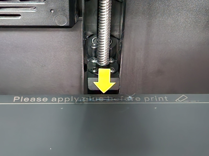 Shipping Screw Positions
