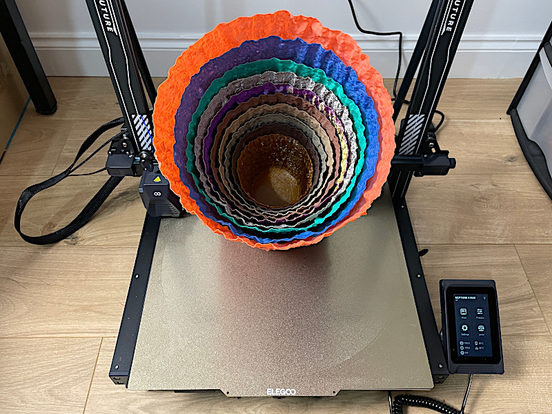 Tree Texture Vase Mode Prints Stacked