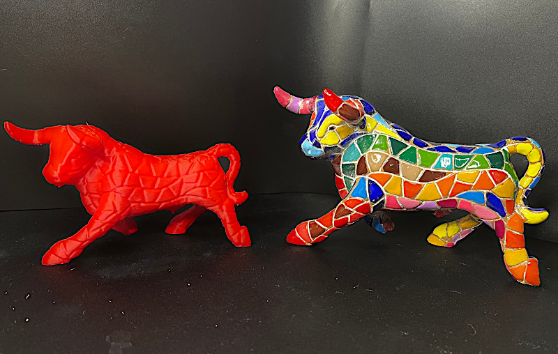 3D Scan and Original Object