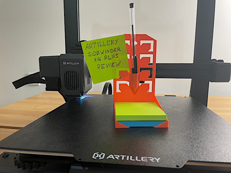 Artillery Sidewinder X4 Plus Review Message