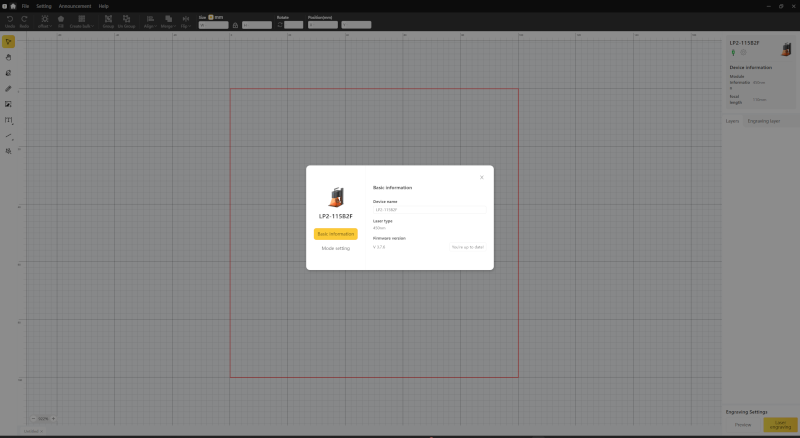 LaserPecker Design Space Software