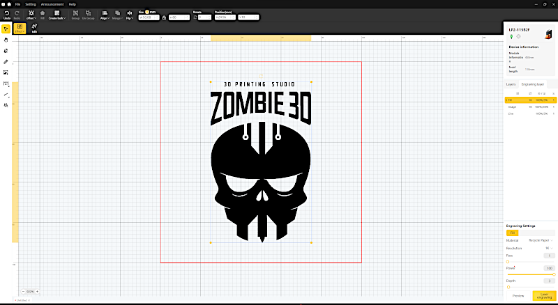 Logo Preview in Design Space