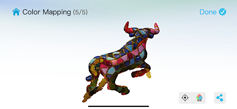 Scanned Object with Colorful Texture