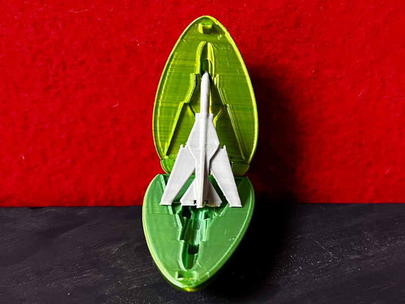 Surprise Egg with Jet Fighter