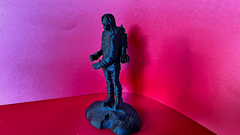 3D Model in Black PLA