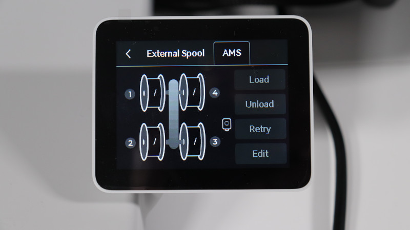 A1 Screen AMS Spools Settings