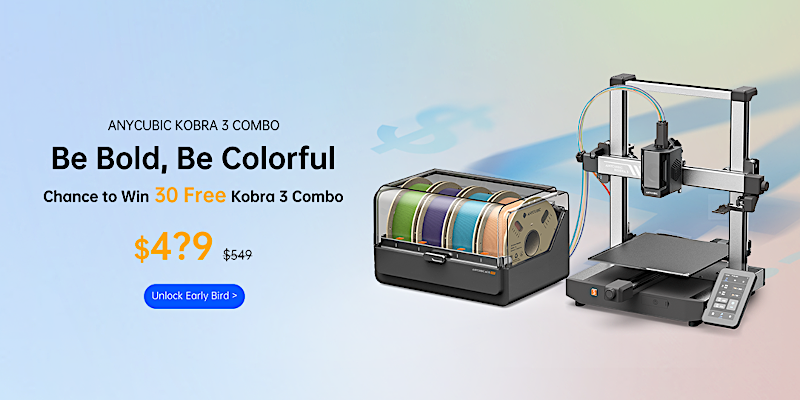 Anycubic Kobra 3 Combo Early Bird Camapign