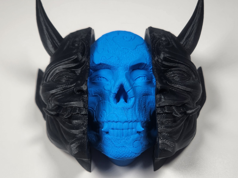 Behind Oni 3D Print - Close Look